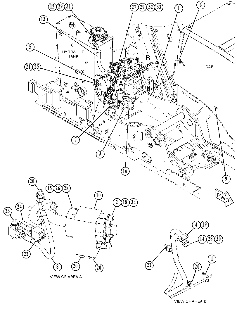 VALVE & LINES GP 4561350 CAT