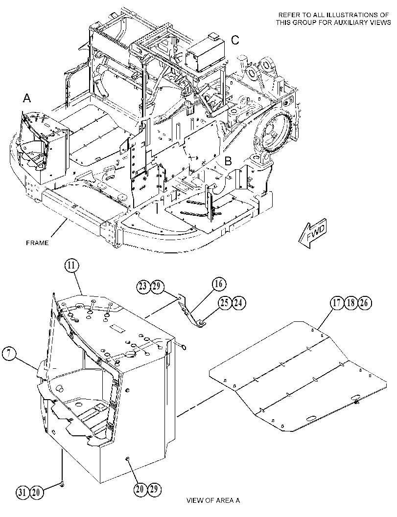 BAFFLE GP-SOUND SUPPRESSION 3743050 CAT