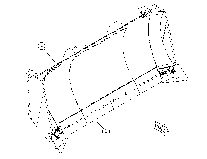 BLADE & EDGE GP-SEMI-UNIVERSAL 4918145 CAT
