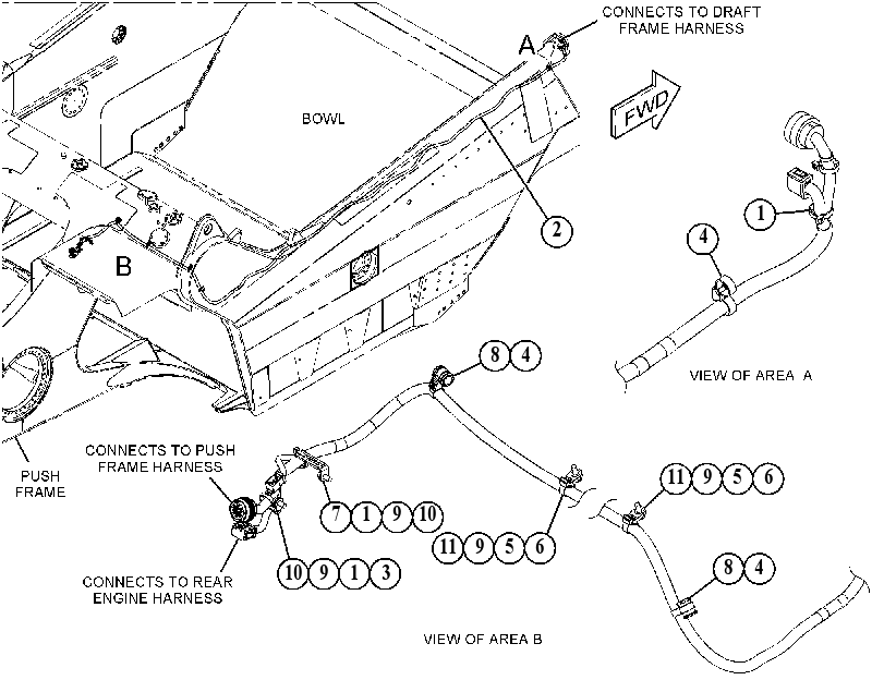 WIRING GP-SCRAPER 4934885 CAT