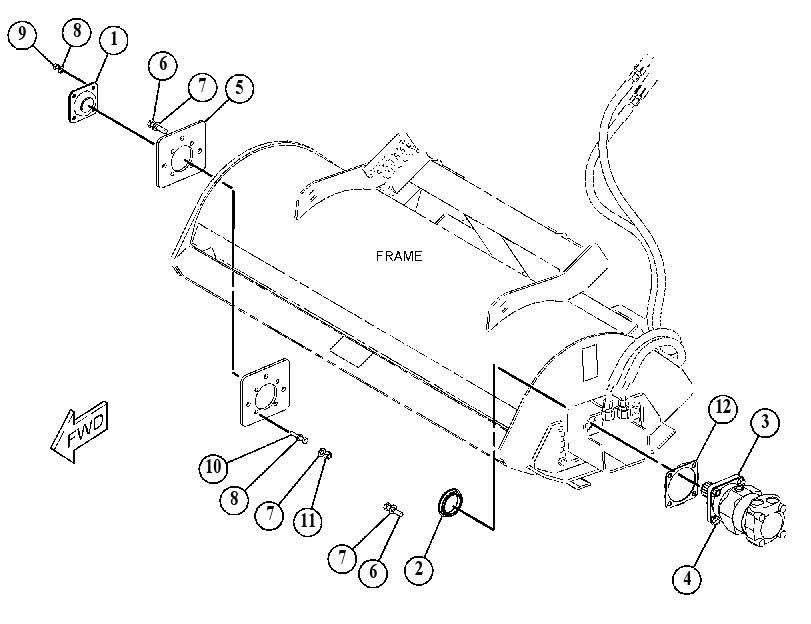 DRIVE GP-TILLER 2190427 CAT