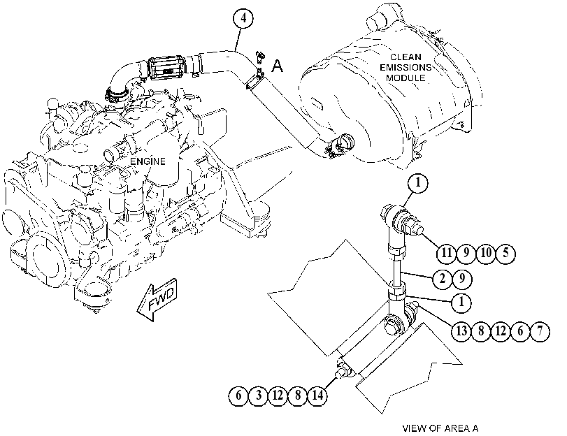 EXHAUST GP-FLEXIBLE 4585433 CAT