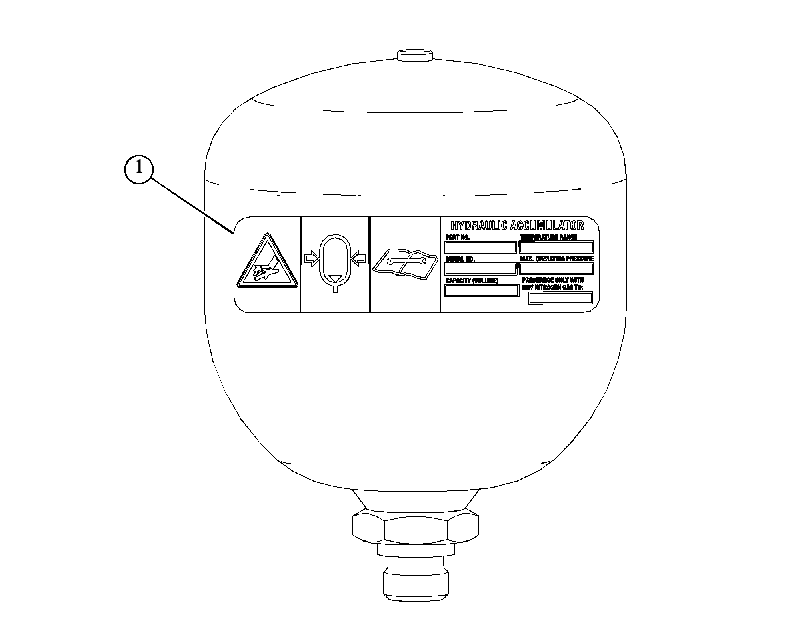 ACCUMULATOR GP-PILOT OIL 4521719 CAT