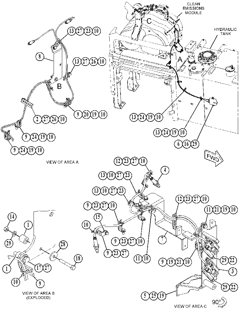 SENSOR & MTG GP-SOOT 4162444 CAT