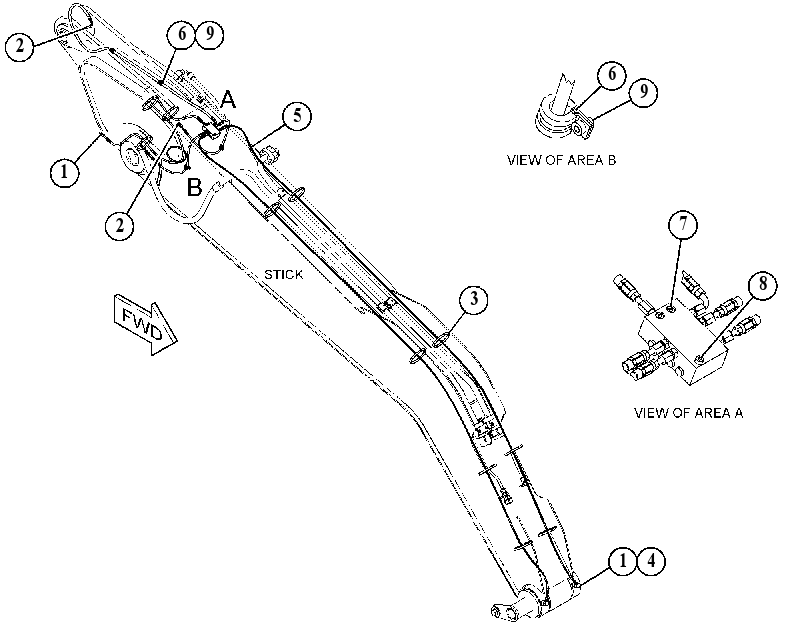 MOUNTING GP-LUBRICATION LINES 4801479 CAT