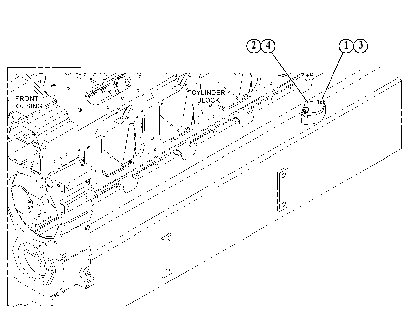 COVER GP-ENGINE OIL LINE 4254526 CAT