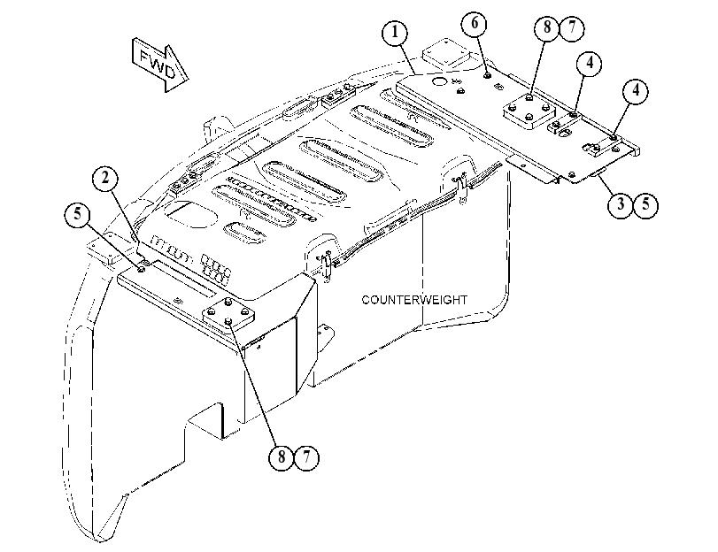 COVER GP-AIR CLEANER 4452085 CAT
