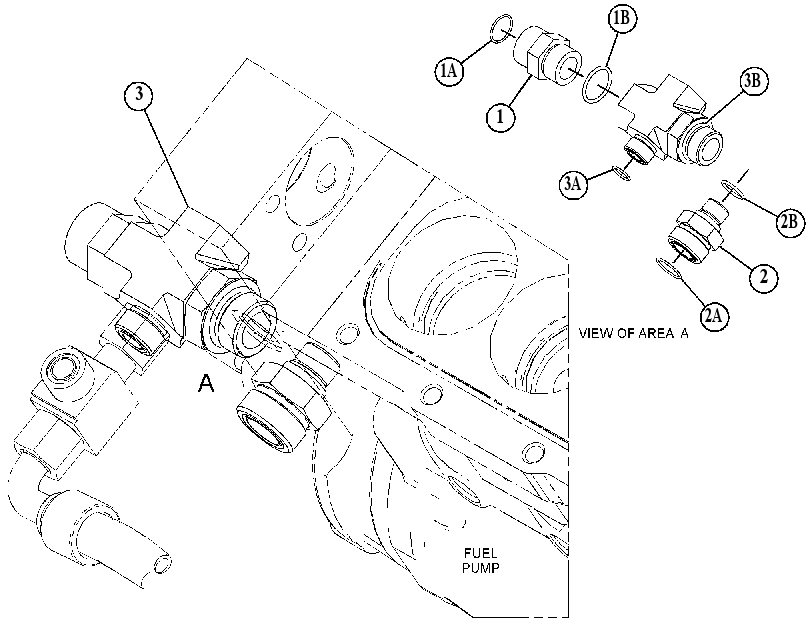 PLUG GP-FUEL LINES 4406752 CAT