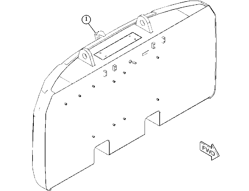 COUNTERWEIGHT AS 4798923 CAT