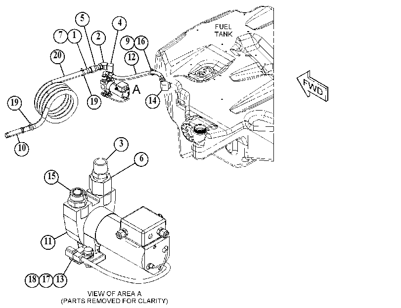 Насос топливоподкачивающий 3764126 CAT