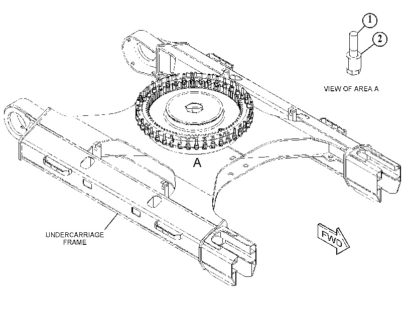BOLT & SPACER GP-SWING GEAR 4918581 CAT