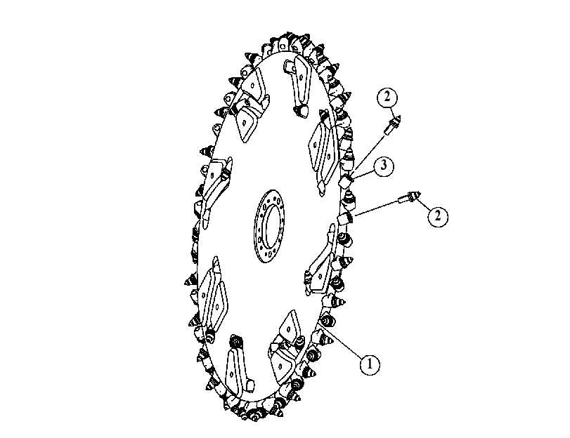 DRUM GP-WHEEL SAW 4828353 CAT