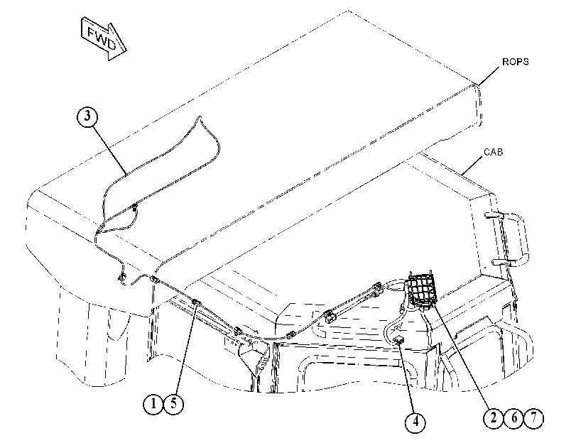 WIRING GP-RECEIVER 4723155 CAT