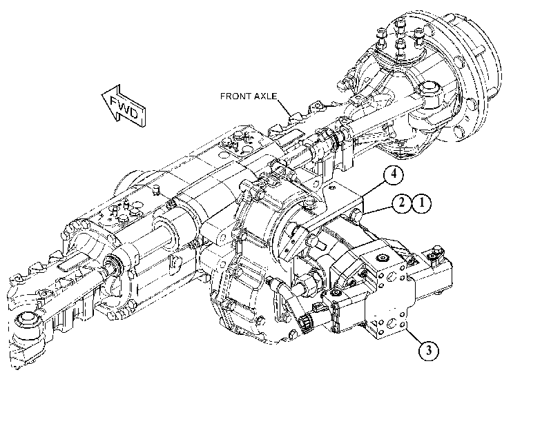 MOTOR & MTG GP-HYDROSTATIC 4942060 CAT