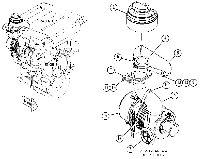 KIT-PRECLEANER 3453590 CAT