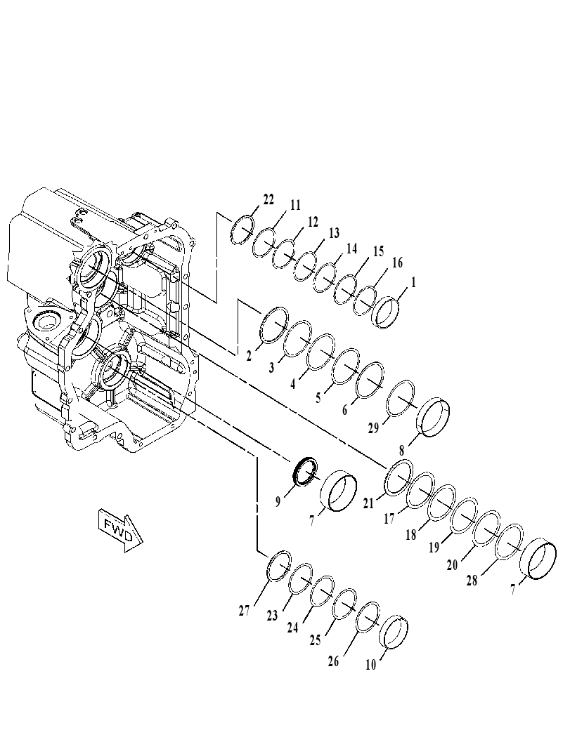 CASE AS-TRANSMISSION 3652814 CAT