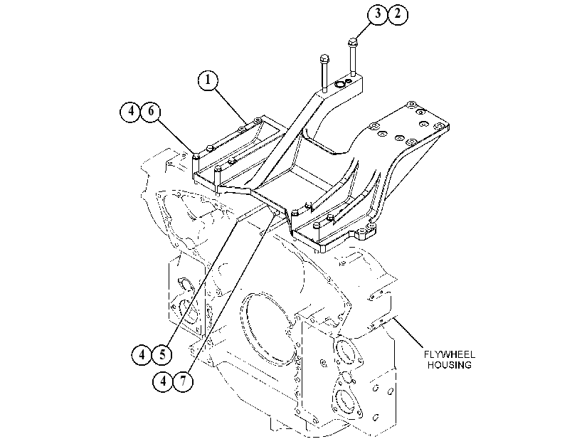 MOUNTING GP-TURBOCHARGER 4776202 CAT