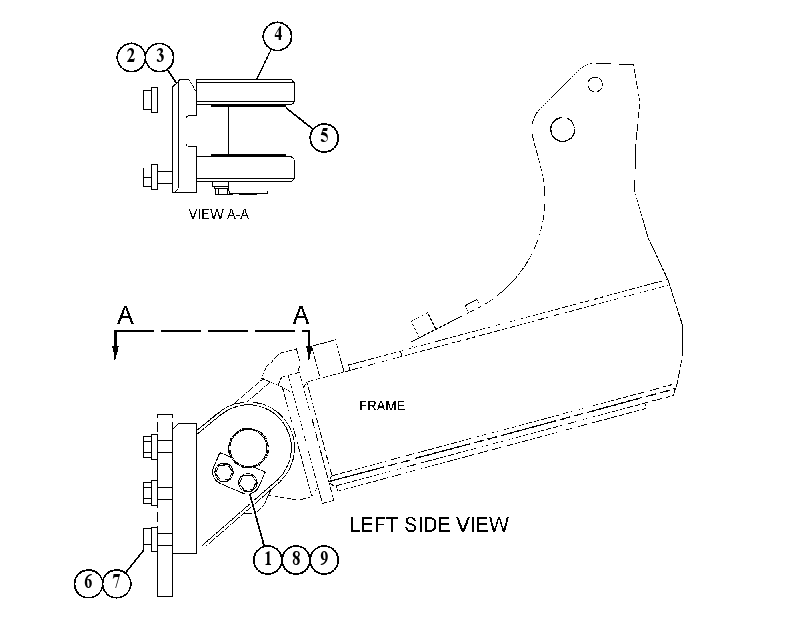 MOUNTING GP-BULLDOZER 3540386 CAT