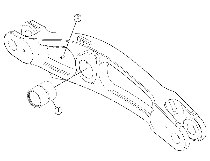 LEVER & BUSHING AS 3028533 CAT