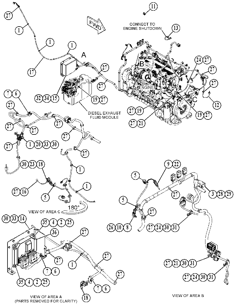 WIRING GP-CENTER 3816303 CAT