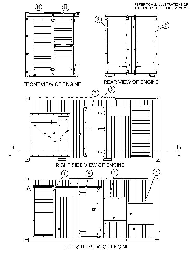 ENCLOSURE GP-GENSET 4194834 CAT