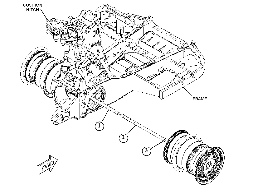 SHAFT GP-AXLE 3767223 CAT