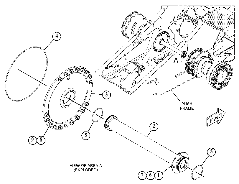 GUARD GP-AXLE SHAFT 4222066 CAT