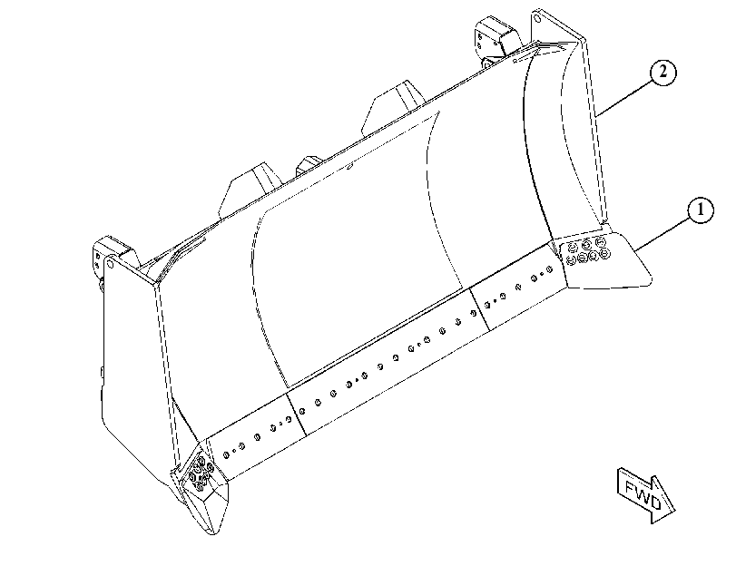 BLADE & EDGE GP-SEMI-UNIVERSAL 4918137 CAT