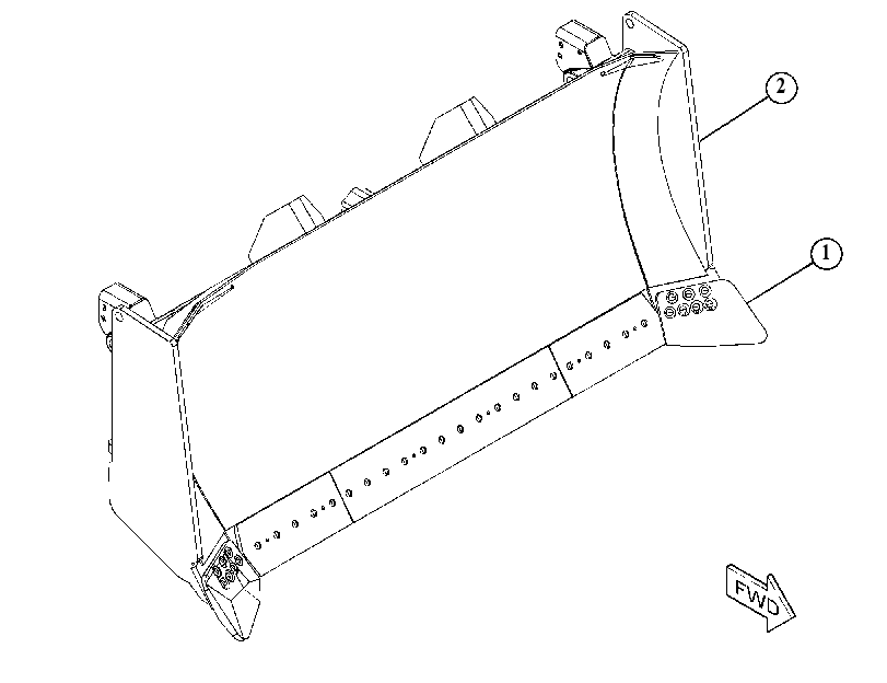 BLADE & EDGE GP-SEMI-UNIVERSAL 4918138 CAT