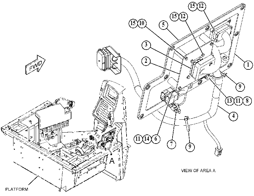 WIRING GP-REMOTE CONTROL 4645878 CAT