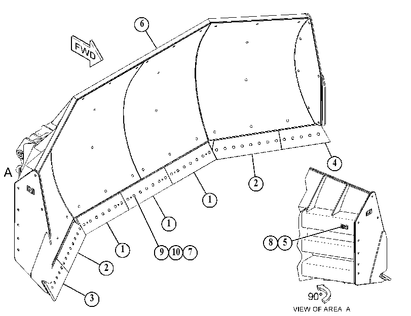 BLADE GP-UNIVERSAL 4604009 CAT