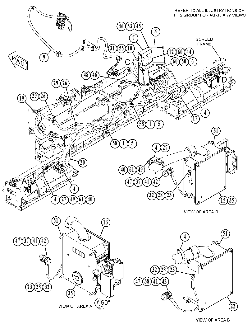 WIRING GP-SCREED HEATER 4450157 CAT