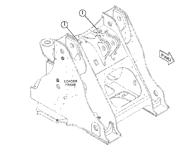 BOSS GP-LOADER FRAME 4614445 CAT