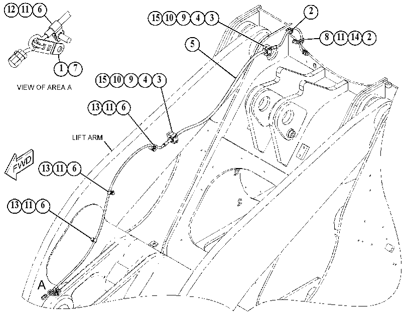 Проводка датчиков 4188043 CAT