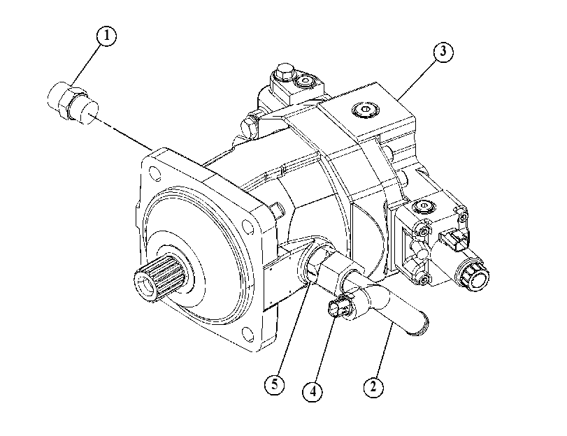 MOTOR GP-HYDRAULIC 4943645 CAT