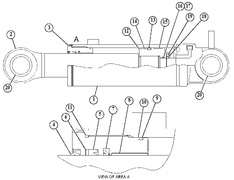 CYLINDER GP-BLADE 4417709 CAT
