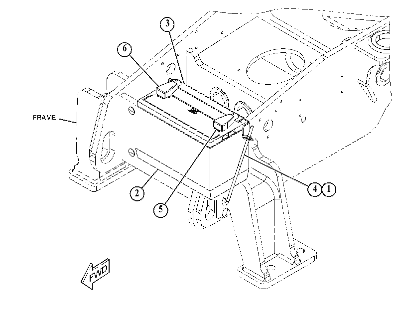 MOUNTING GP-BATTERY 4954702 CAT