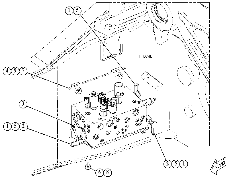 VALVE & MTG GP-HYDRAULIC 3741701 CAT