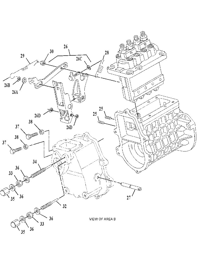 PUMP AS-FUEL INJECTION 4181036 CAT
