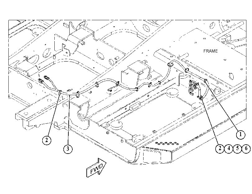 WIRING GP-HARVESTER HEAD 4814838 CAT