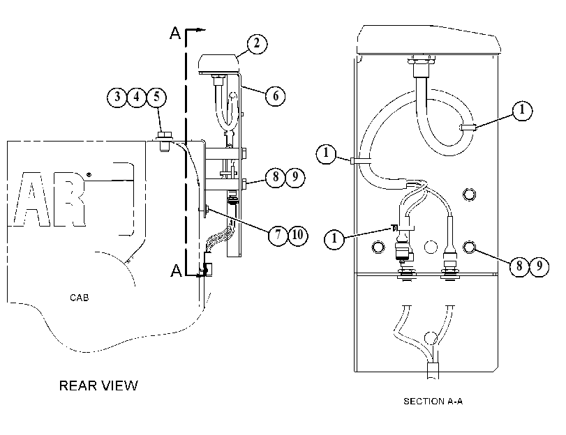 ANTENNA & MOUNTING GP 4795761 CAT