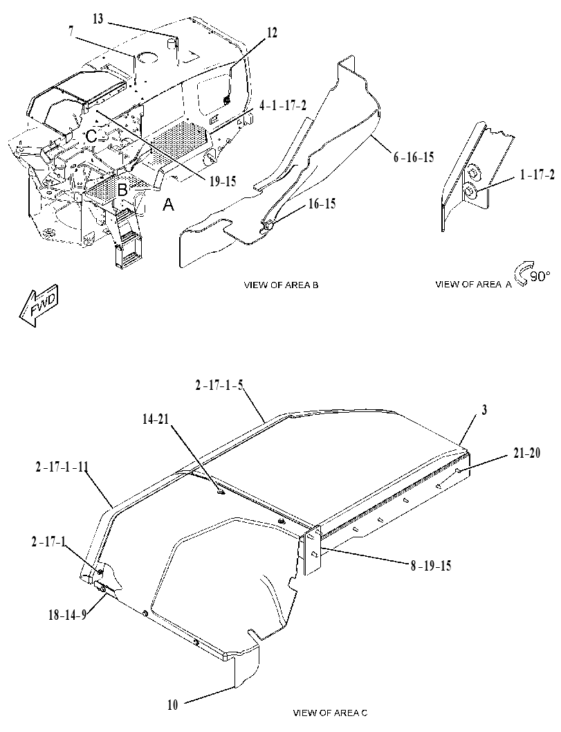 EXTENSION GP-FENDER 3396804 CAT