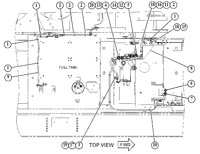 WIRING GP-FUEL SYSTEM 4439060 CAT