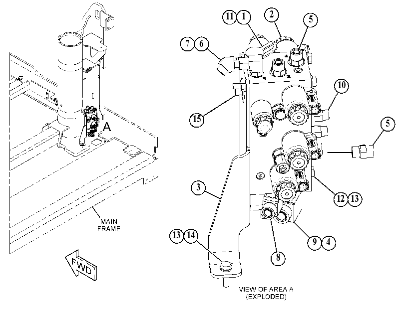 VALVE & MTG GP-REAR 3741306 CAT