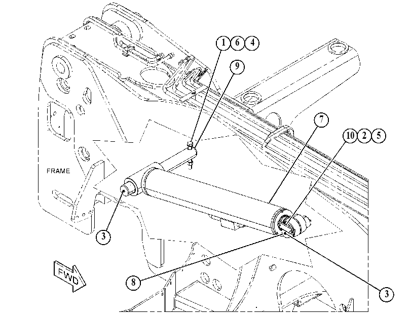 CYLINDER & MTG GP-LIFT 4941913 CAT