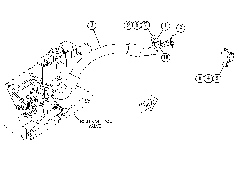 LINES GP-HYDRAULIC PUMP 4724355 CAT