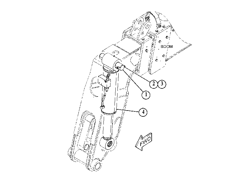 CYLINDER & MTG GP-TILT 4993141 CAT