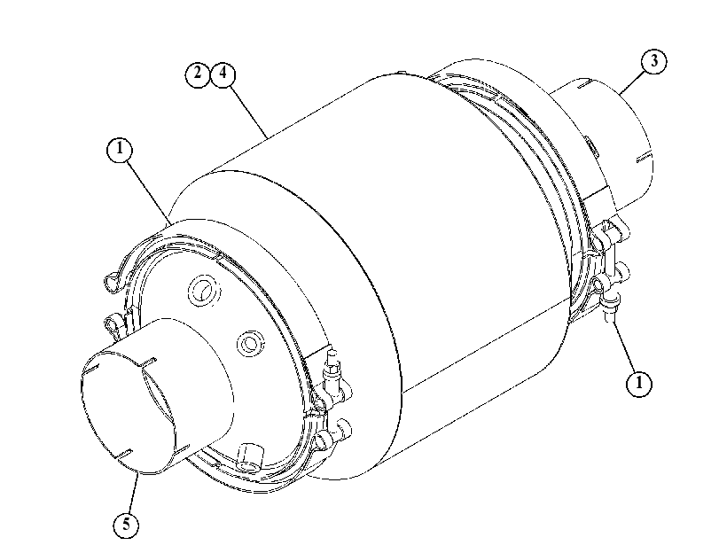 CONVERTER GP-CATALYTIC 3805618 CAT