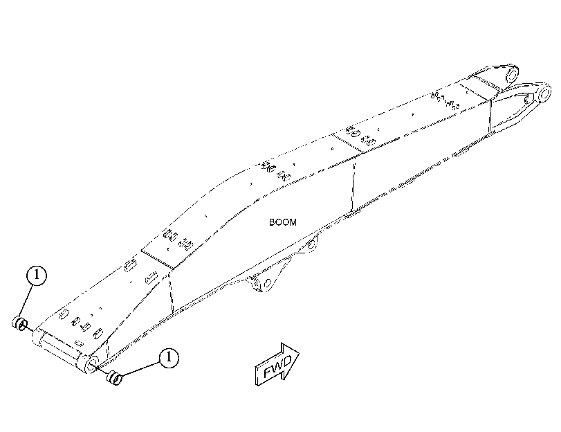 BOOM & BEARING AS 4662610 CAT