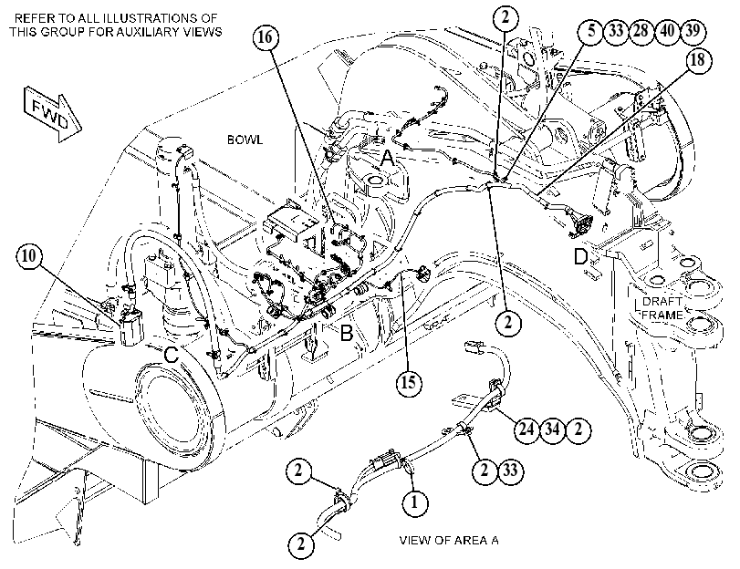 WIRING GP-SCRAPER 3748930 CAT